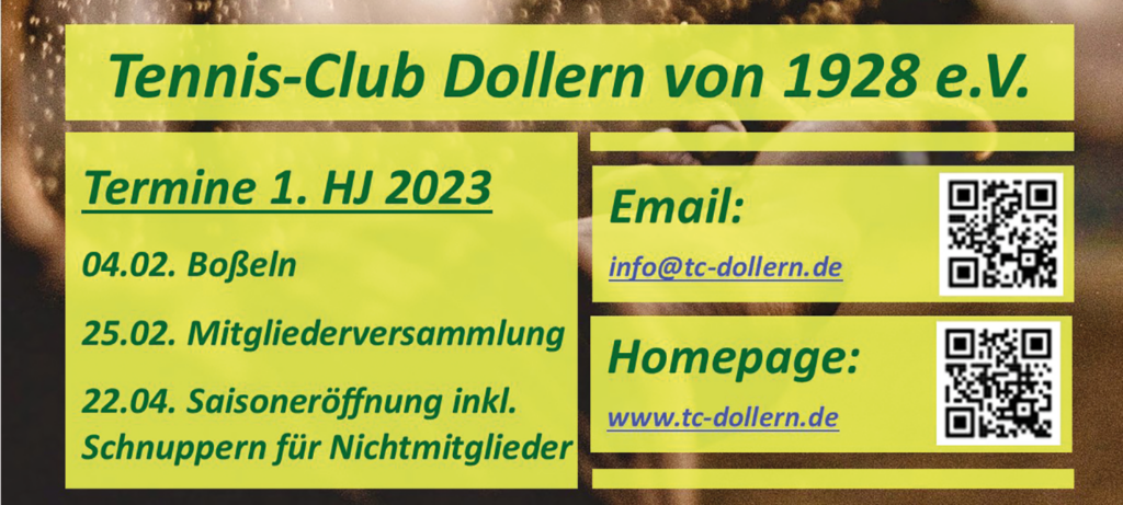 TC Dollern in 2023 mit besonderen Aktionen