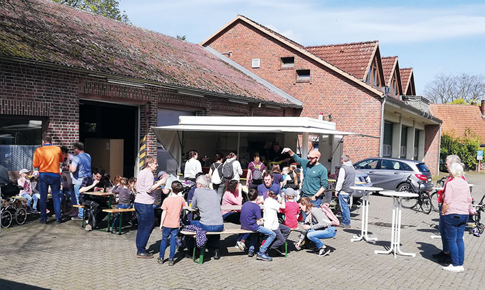 Dorfreinigung im Flecken Horneburg