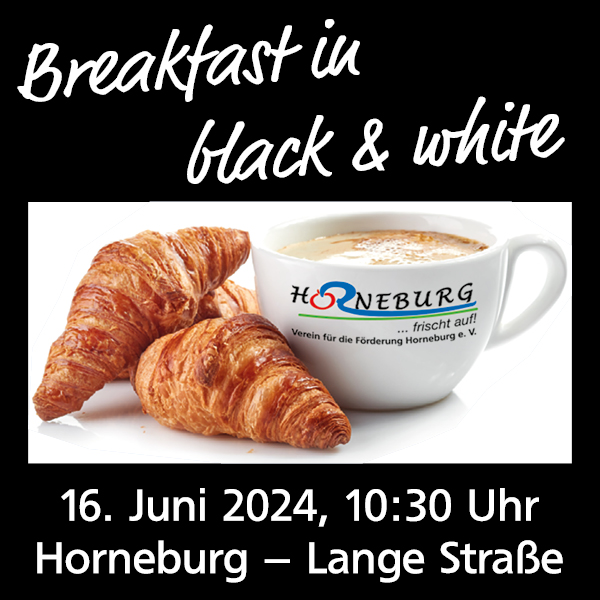 Breakfast in black & white in Horneburg