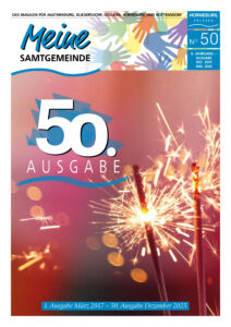 Titelseite von dem 50. Ausgabe von dem Magazin Meine Samtgemeinde