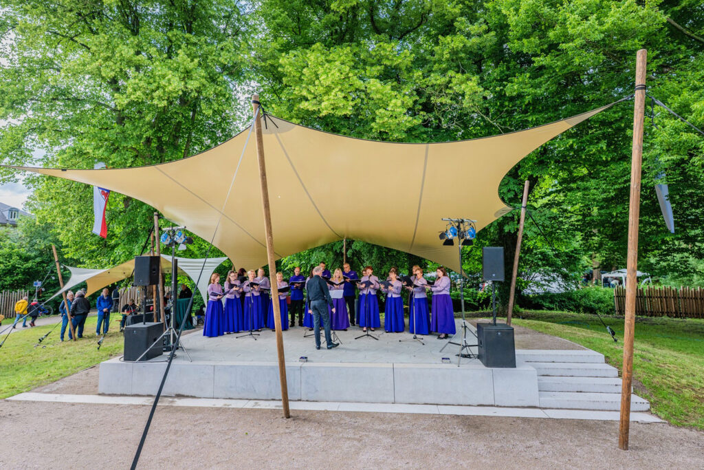 Burginselfest 2026 lettische Chor aus der Partnergemeinde Ludza